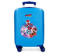 Joumma Marvel Power of 3 Maleta de Cabina Azul 33x50x20 cms Rígida ABS Cierre de combinación Lateral 28,4L 2 kgs 4 Ruedas Dobles Equipaje Mano
