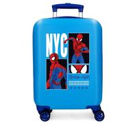 Joumma Marvel Spider-Man Urban Hero Maleta de Cabina Azulon 33x50x20 cm Rígida ABS Cierre de combinación Lateral 28L 2,2kg 4 Ruedas Dobles Equipaje de Mano