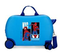 Joumma Marvel Spider-Man Urban Hero Maleta Infantil Azulon 45x31x20 cm Rígida ABS 24,6L 1,76kg 2 Ruedas Dobles Equipaje de Mano