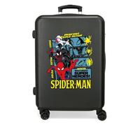Joumma Marvel Spider-Man Urban Hero Maleta Mediana Negro 46x65x23 cm Rígida ABS Cierre de combinación Lateral 56L 3,1kg 4 Ruedas Dobles Extensible
