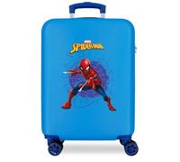 Joumma Marvel Spiderman Action Maleta de Cabina Azul 38x55x20 cms Rígido 2 kgs Cierre de combinación Lateral ABS 2 kgs 35L Equipaje de Mano