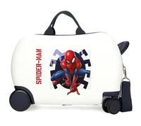 Joumma Marvel Spiderman Attack Maleta Infantil, Blanco, Rígida, 2 Ruedas