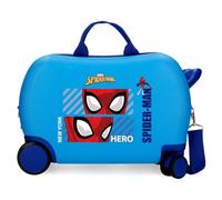 Joumma Marvel Spiderman Hero Maleta Infantil Azul 45x31x20 cms Rígida ABS 24,6L 1,8 kgs 4 Ruedas Equipaje Mano