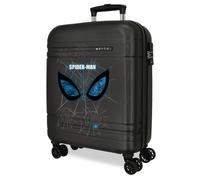 Joumma Marvel Spiderman Is Watching Us Maleta de Cabina Negro 40x55x20 cm Rígida ABS Cierre TSA 37L 2,8kg 4 Ruedas Dobles