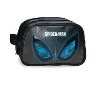 Joumma Marvel Spiderman Is Watching Us Neceser Dos Compartimentos Adaptable Negro 26x16x11 cm PVC