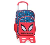 Joumma Marvel Spiderman Authentic Mochila Escolar con Carro Rojo 30x40x13 cms Poliéster 15,6L