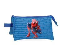 Joumma Marvel Spiderman Vigilante Estuche Triple Azul 22x12x5 cms Poliéster 1,32L