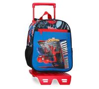 Joumma Marvel Spiderman Wall Crawler Mochila de Paseo Negro 23x28x10 cm Poliéster 6,44L