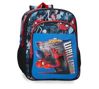 Joumma Marvel Spiderman Wall Crawler Mochila Escolar Negro 30x40x13 cm Poliéster 15,6L