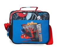 Joumma Marvel Spiderman Wall Crawler Neceser Adaptable con Bandolera Negro 23x20x9 cm Poliéster 4,14L