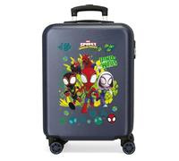 Joumma Marvel Spidey Dino-Webs Maleta de Cabina Azul 38x55x20 cms Rígido 2 kgs Cierre de combinación Lateral ABS 2 kgs 35L Equipaje de Mano