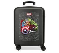 Joumma Marvel Team Avengers Maleta de Cabina Negro 38x55x20 cms Rígido 2 kgs Cierre de combinación Lateral ABS 2 kgs 35L Equipaje de Mano