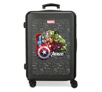 Joumma Marvel Team Avengers Maleta Mediana Negro 46x65x23 cms Rígido 3 kgs Cierre de combinación Lateral ABS 3 kgs 56L