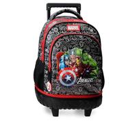 Joumma Marvel Team Avengers Mochila 2 Ruedas Negro 32x45x21 cm PVC 30,24L