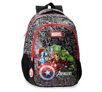 Marvel Joumma Team Avengers Mochila Escolar Negro 28x42x14 cm PVC 16,46L