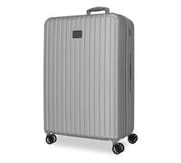 Joumma Movom Timber Maleta Grande Plata 53x78x31 cm Rígida ABS Candado combinación Integrado 108L 4,2kg 4 Ruedas Dobles