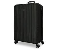 Joumma Movom Timber Maleta Mediana Negro 48x68x27 cm Rígida ABS Candado combinación Integrado 72L 3,8kg 4 Ruedas Dobles