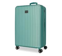 Joumma Movom Timber Maleta Mediana Turquesa Verde 48x68x27 cm Rígida ABS Candado combinación Integrado 72L 3,8kg 4 Ruedas Dobles
