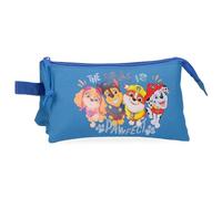 Joumma Paw Patrol Estuche Triple, Azul, Poliéster