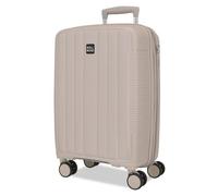 Joumma Roll Road Acadia Maleta de Cabina Champagne 35x55x22 cm Rígida Polipropileno Candado de combinación Integrado 38L 2,6kg 4 Ruedas Dobles Extensible Equipaje de Mano