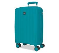 Joumma Roll Road Acadia Maleta de Cabina Turquesa Verde 35x55x22 cm Rígida Polipropileno Candado de combinación Integrado 38L 2,6kg 4 Ruedas Dobles Extensible Equipaje de Mano