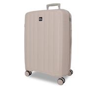 Joumma Roll Road Acadia Maleta Grande Champagne 53x75x29 cm Rígida Polipropileno Candado de combinación Integrado 105L 4,2kg 4 Ruedas Dobles