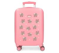 Joumma Roll Road Baby Pets Maleta de Cabina Rosa 33x50x20 cms Rígido 2 kgs Cierre de combinación Lateral ABS 2 kgs 33L Equipaje de Mano