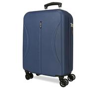 Joumma Roll Road Formentera Maleta de Cabina Marino 38x55x20 cm Rígida ABS Candado combinación Integrado 35L 2,6kg 4 Ruedas Dobles Equipaje de Mano