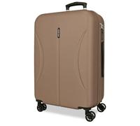 Joumma Roll Road Formentera Maleta Mediana Champagne 46x65x24 cm Rígida ABS Candado combinación Integrado 56L 3,45kg 4 Ruedas Dobles