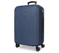 Joumma Roll Road Formentera Maleta Mediana Marino 46x65x24 cm Rígida ABS Candado combinación Integrado 56L 3,45kg 4 Ruedas Dobles