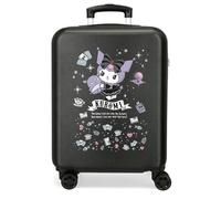 Joumma Sanrio Kuromi Fortune Telling Maleta de Cabina Negro 38x55x20 cms Rígido 2 kgs Cierre de combinación Lateral ABS 2 kgs 35L Equipaje de Mano