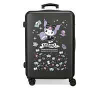 Joumma Sanrio Kuromi Fortune Telling Maleta Mediana Negro 46x65x23 cms Rígido 3 kgs Cierre de combinación Lateral ABS 3 kgs 56L
