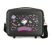 Joumma Sanrio Kuromi Retro Pop Nececer Adaptable Negro 29x21x15 cms Rígido ABS 9,1L 0,8 kgs