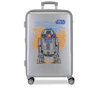 Joumma Star Wars Galaxy Maleta Mediana Plata 46x65x23 cm Rígida ABS Cierre de combinación Lateral 56L 3,1kg 4 Ruedas Dobles Equipaje de Mano