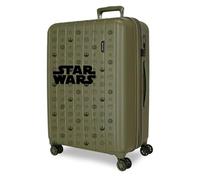 Joumma Star Wars Green Maleta Mediana Verde 48x65x27 cms rígida 3,5 kgs Cierre TSA Integrado ABS 3,5 kgs 72L Extensible