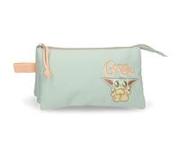 Disney Joumma Star Wars Grogu Estuche Triple Verde 22x12x5 cms Poliéster