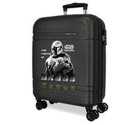 Joumma Star wars His Name Is Grogu Maleta de Cabina Negro 40x55x20 cm Rígida ABS Cierre TSA 37L 2,8kg 4 Ruedas Dobles
