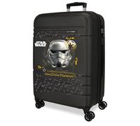 Joumma Star wars Storm Trooper Maleta Mediana Negro 48x68x27 cms Rígido 3,86 kgs Cierre TSA ABS 3,86 kgs 74L Extensible