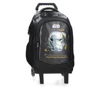 Joumma Star wars Storm Trooper Mochila con Carro Portátil 15,6 Pulgadas Negro 34x46x21 cm PVC 32,84L