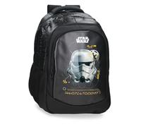 Joumma Star wars Storm Trooper Mochila Escolar Doble Compartimento Portátil 15,6 Pulgadas Negro 34x46x21 cm PVC 32,84L