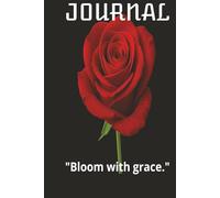 journal: 200 sheets of line paper, 6x9 perfect to fit in your bag and take with you.