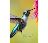 Journal: 6x9 Lined Hummingbird Paperback Notebook with 100 pages to record your daily thoughts, insights, and experiences