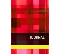 Journal A4 Softcover rautiert: 5x9 mm Rautenmuster, 120 Seiten weißes Papier, Farbe Rot: Handlicher Alltagsbegleiter für Fließtext, Skizzen, Tabellen und Bullet Journaling