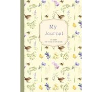 Journal: Birds & Bees Notebook, 6" x 9", 110 lined pages. Suitable for Adults, Teens, students.