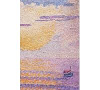 Journal: Blank Lined Journal for Writing, 'Sunset Over the Sea' (1896) by Henri-Edmond Cross, 6x9", 120 Pages (Art by Henri-Edmond Cross - Series)