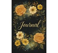 Journal: Blossom & Bloom: 6" x 9" travel size 120 page lined Floral design notebook