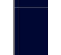 Journal by Allegri Colori - Dark blue cover with gray straight lines - unisex - 100 pages