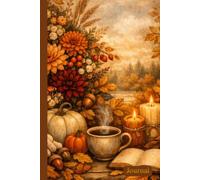 Journal: Cozy Autumn Cottagecore Lined Notebook, Vintage Fall Aesthetic, College Ruled 120 Pages for Writing and Journaling