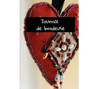 JOURNAL DE BRODEUSE: Un carnet syle bullet journal, simple et élégant pour brodeuses et couturières, à garder dans l'atelier, prêt de la machine à coudre. 15,2x22,9 | 120 pages | couverture souple