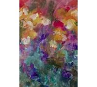 JOURNAL - Floral Splash: 6" x 9" in glossy hardcover, with 240 lightly-lined cream pages for your thoughts, inspirations, and sketches
